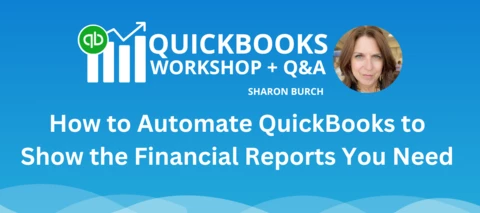 Learn how to customize your QuickBooks reporting