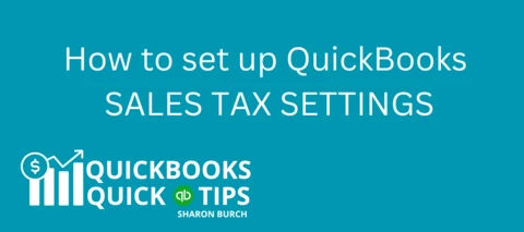 Sales Tax Settings in QuickBooks to match Skimmer