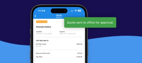 New Feature - Mobile Quotes