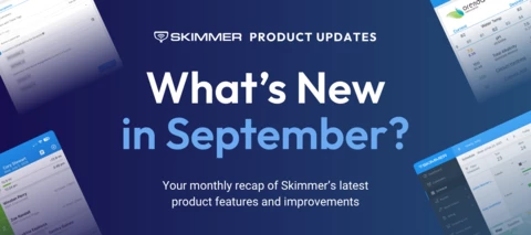 September in Skimmer: Quote deposits, new payouts report, work order updates and more!