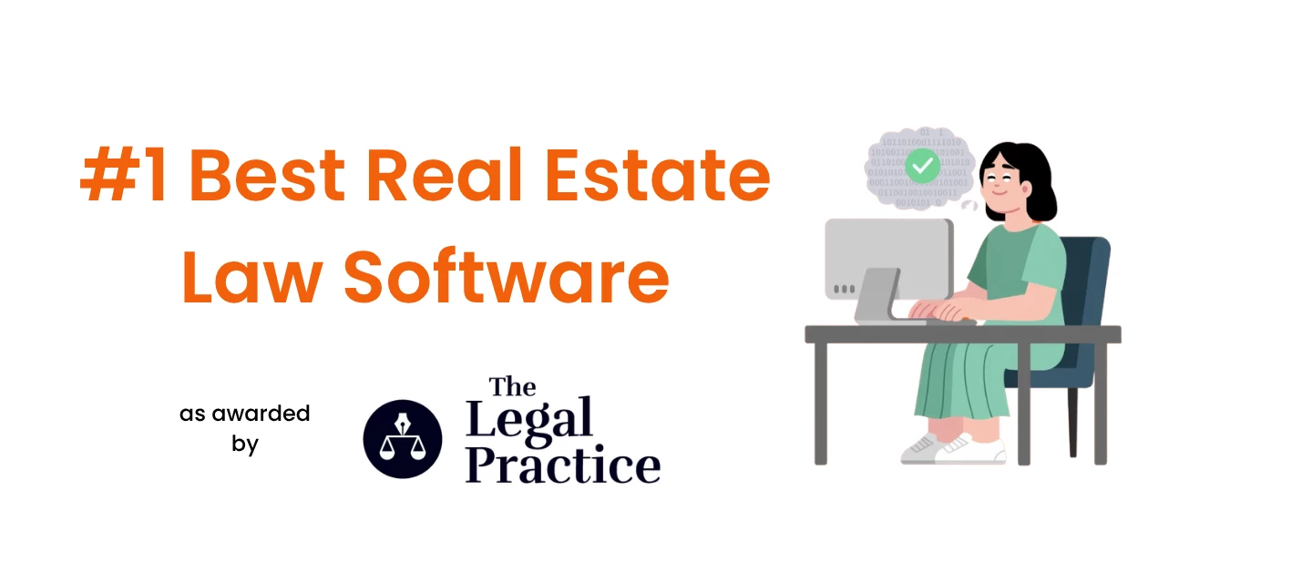 Thank you to The Legal Practice for our #1 Real Estate Law Software ranking!