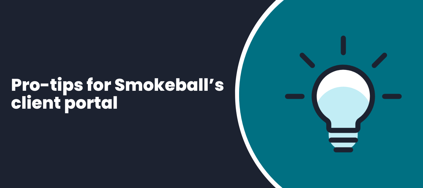 Getting started with Smokeball's client portal