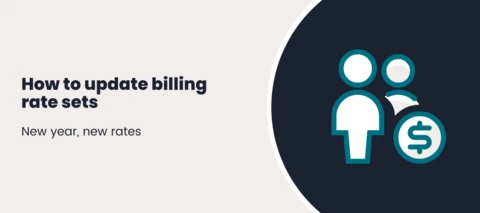 Easily adjust your rates in Smokeball