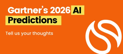 gartner AI predictions post with smokeball logo