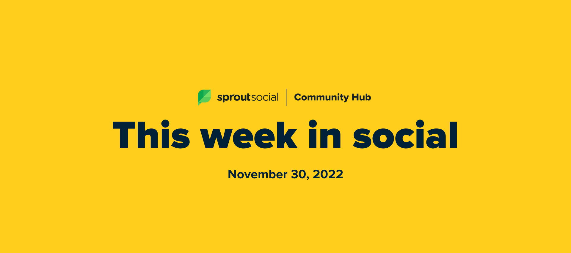 🎥 Watch: This Week In Social - November 28