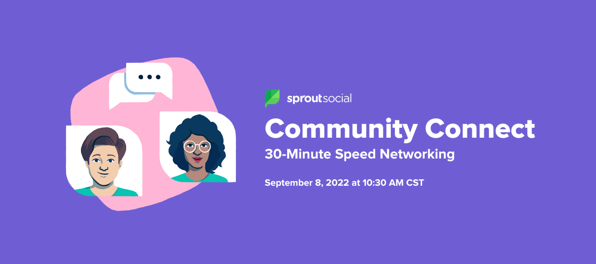 September 8th: 30-Minute Community Speed Networking