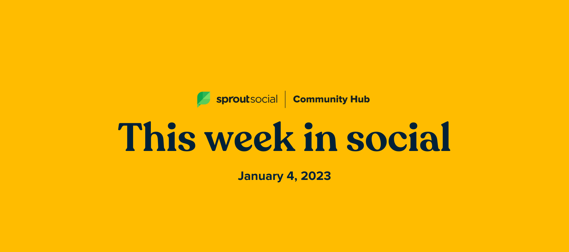 🎥 Watch: This Week In Social - January 4th