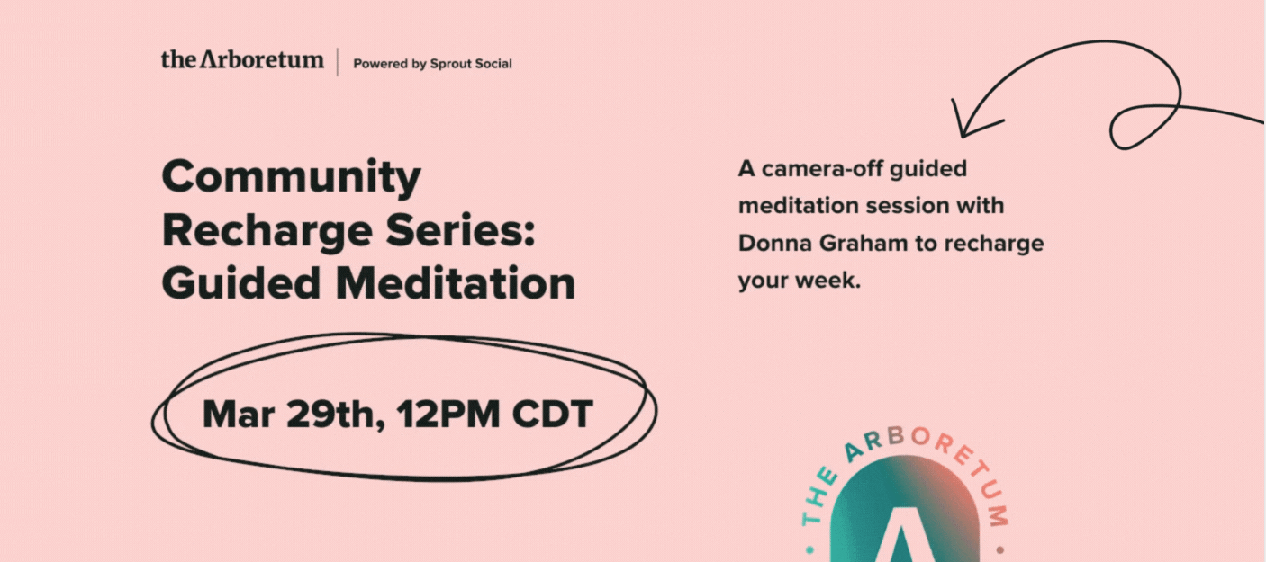 📆 Save the date: Camera-Off Guided Meditation Session