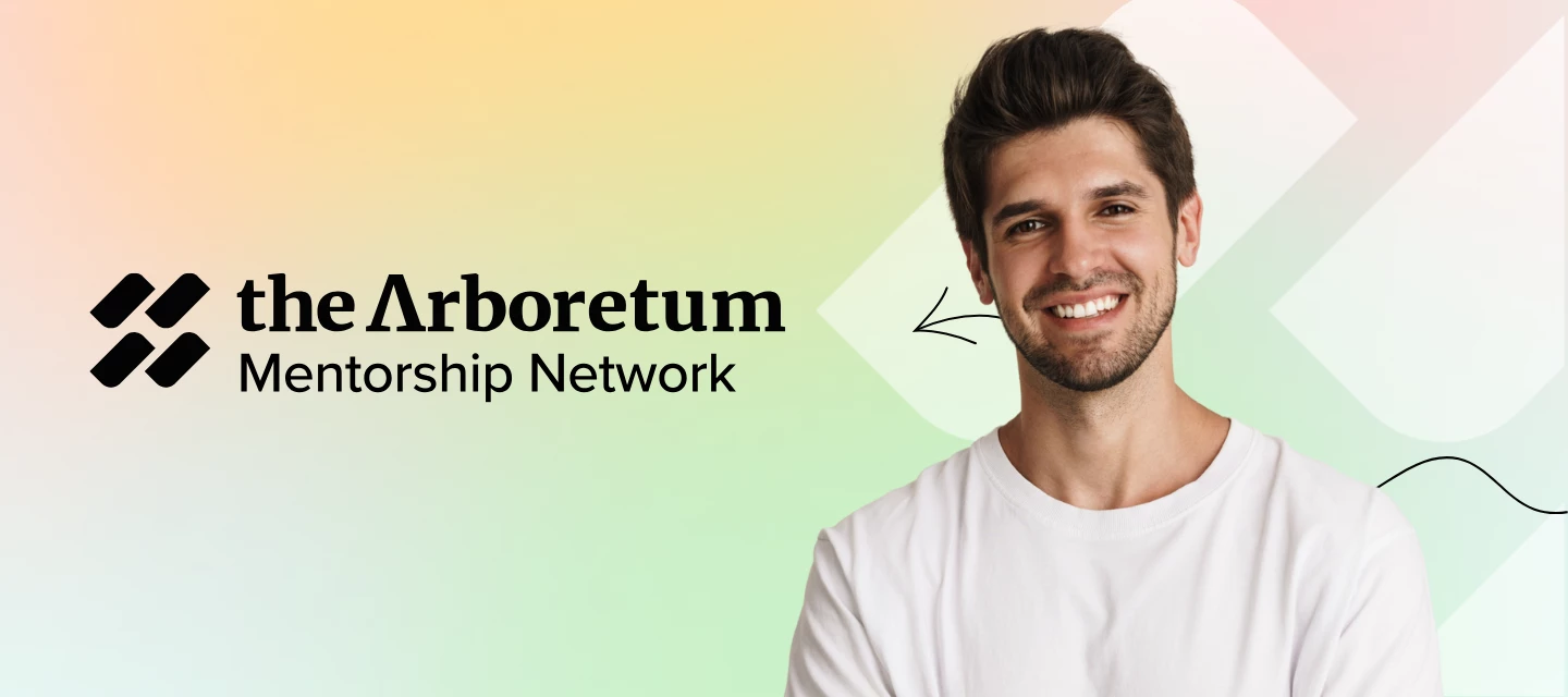 Promotional graphic for the Arboretum Mentorship network 