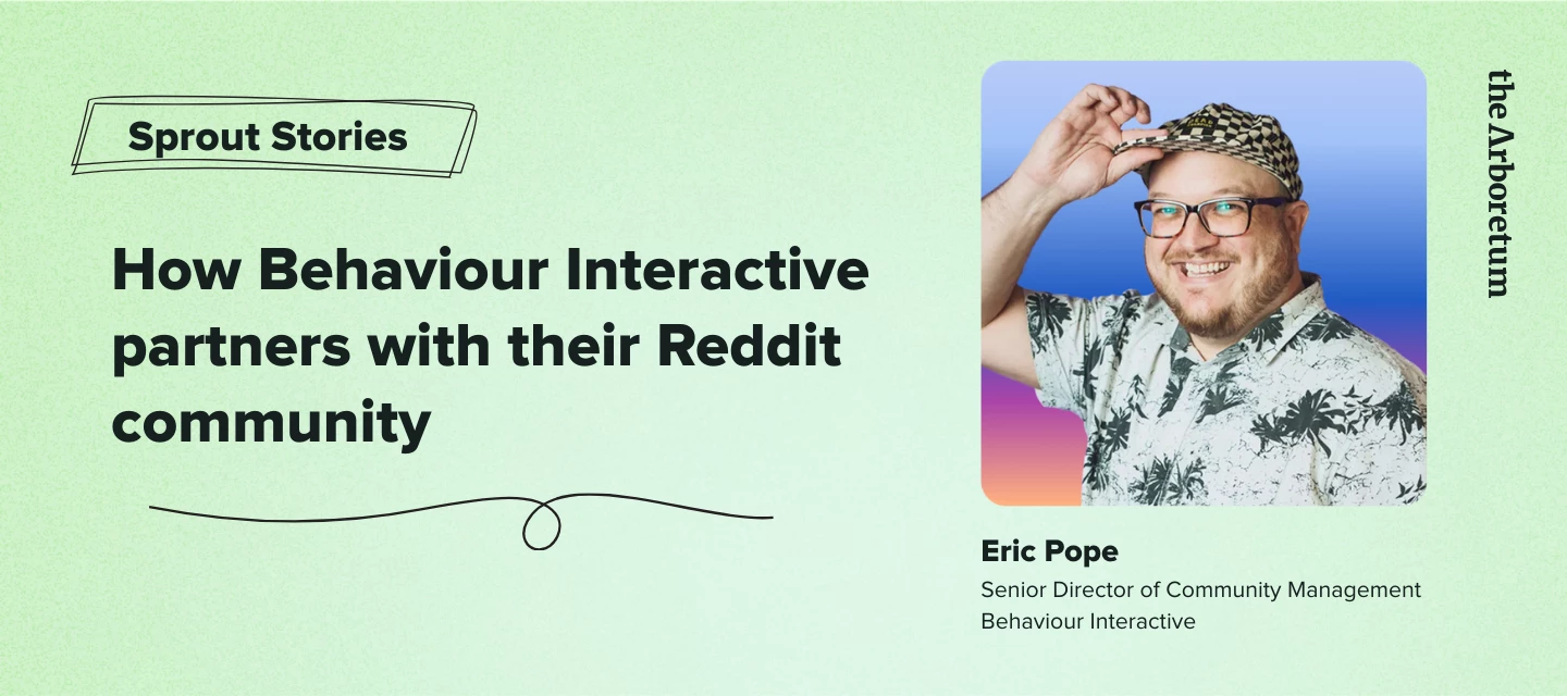 How Behavior Interactive partners with their Reddit community, with a picture of Eric Pope featured in this article.