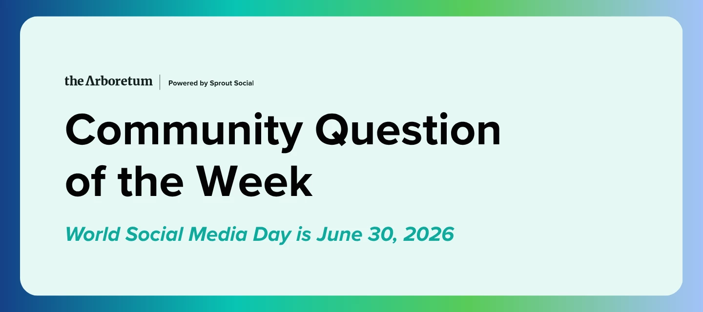 Community Question of the Week promotional graphic