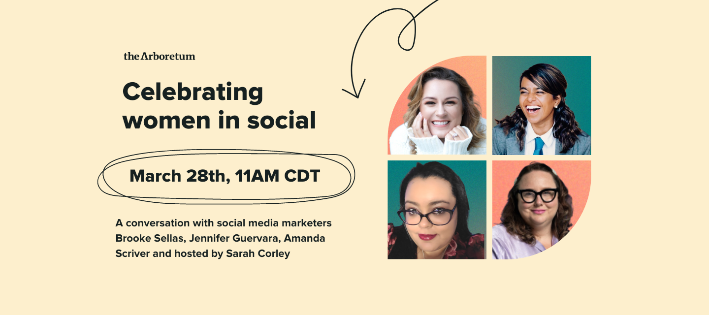 🗓 Save the date: Celebrating Women In Social Panel