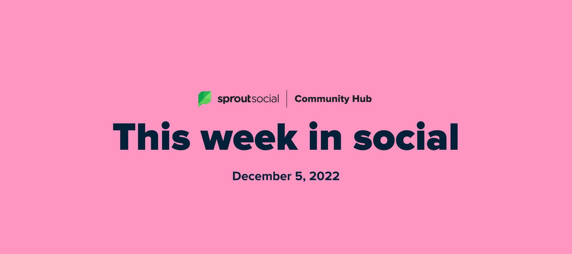 🎥 Watch: This Week In Social - December 5th