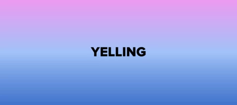 LET'S YELL TOGETHER!