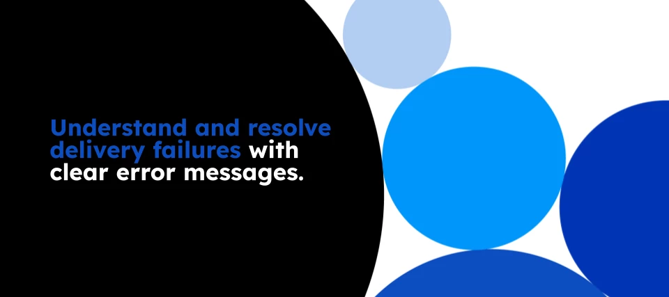 Delivery Failures and Recommendations