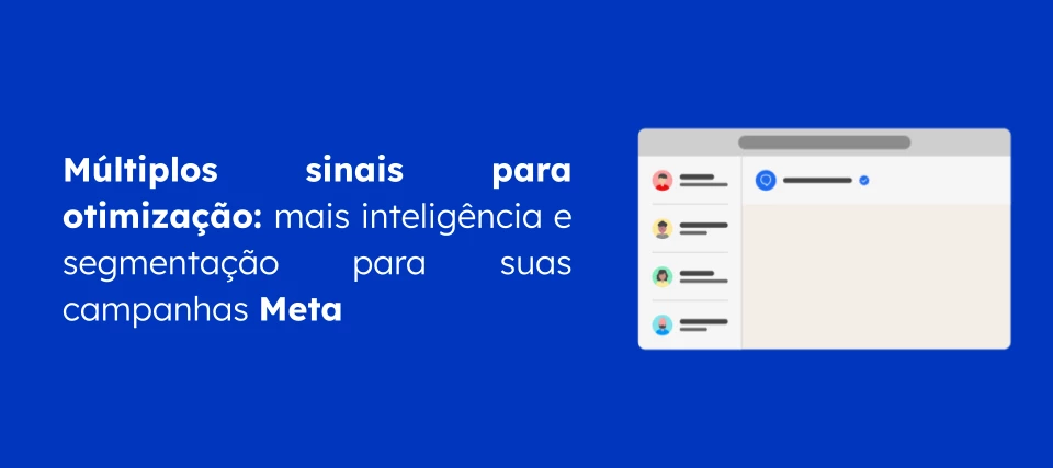 Múltiplos sinais para otimização (Meta)