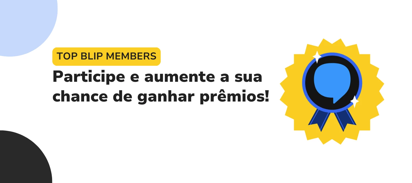 Ainda dá tempo de ser um Top Blip Member em 2024!