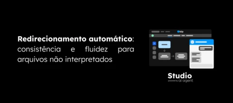 Redirecionamento para arquivos não interpretados