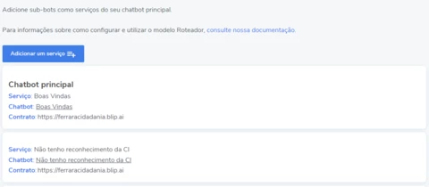 O router está pulando o chatbot principal O router está pulando o chatbot principal