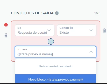 Retornar usuario para o ultimo bloco após inatividade