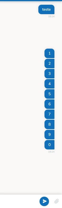 A mensagem não chega A mensagem não chega