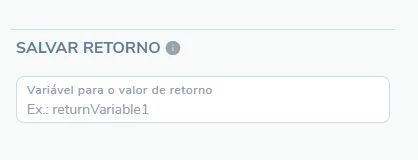 Retorno de variáveis em um script