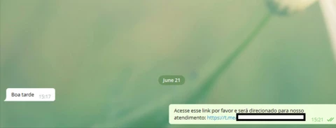 Bot Telegram não responde ao entrar em contato diretamente pelo número do contato Bot Telegram não responde ao entrar em contato diretamente pelo número do contato