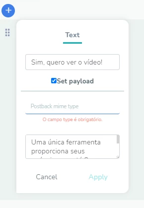 Ajuda para configuração do menu Ajuda para configuração do menu