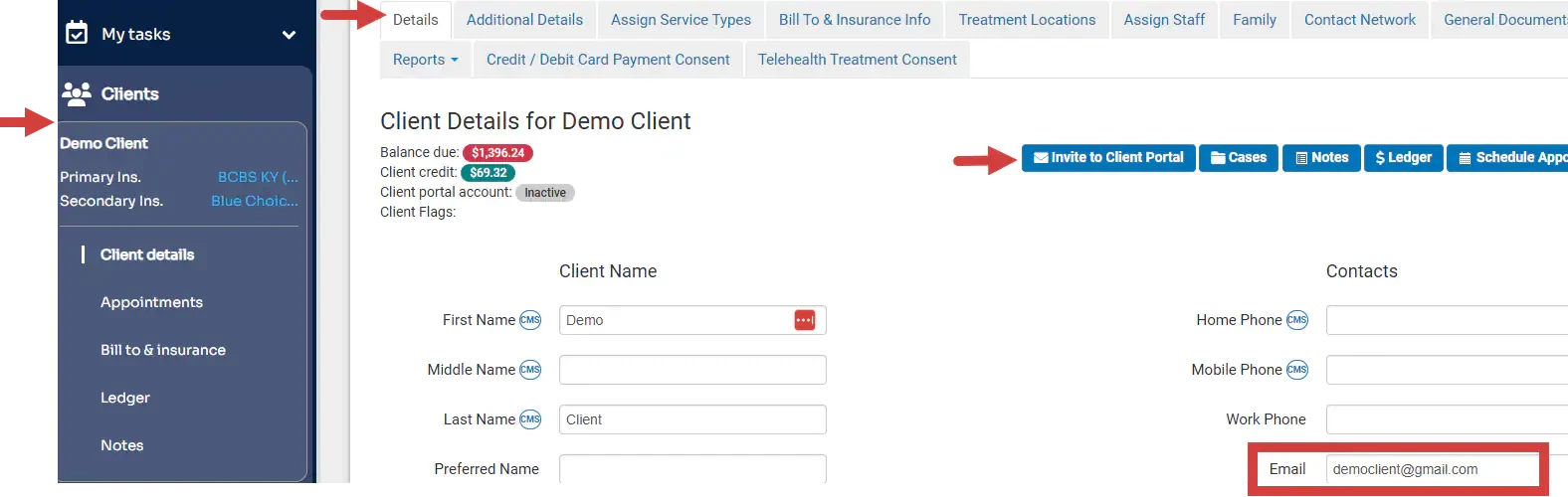 Invite Clients to Client Portal | Ensora Experience