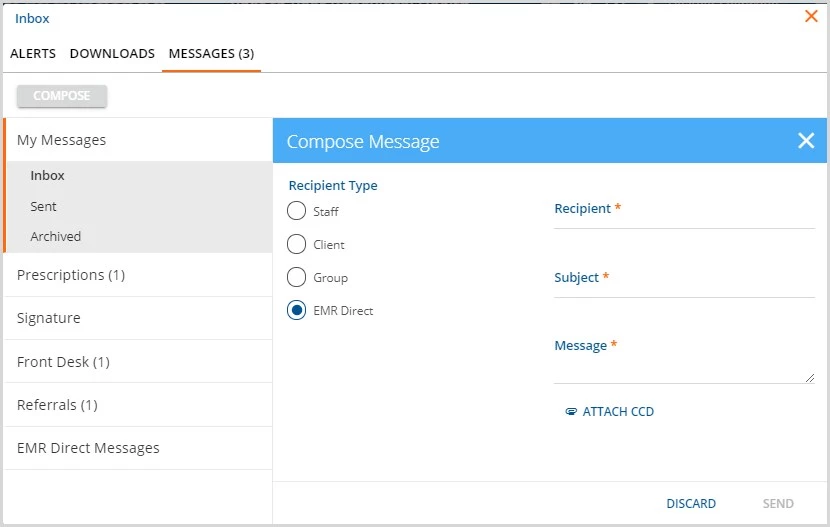 My Messages & Group Mailboxes | Ensora Experience
