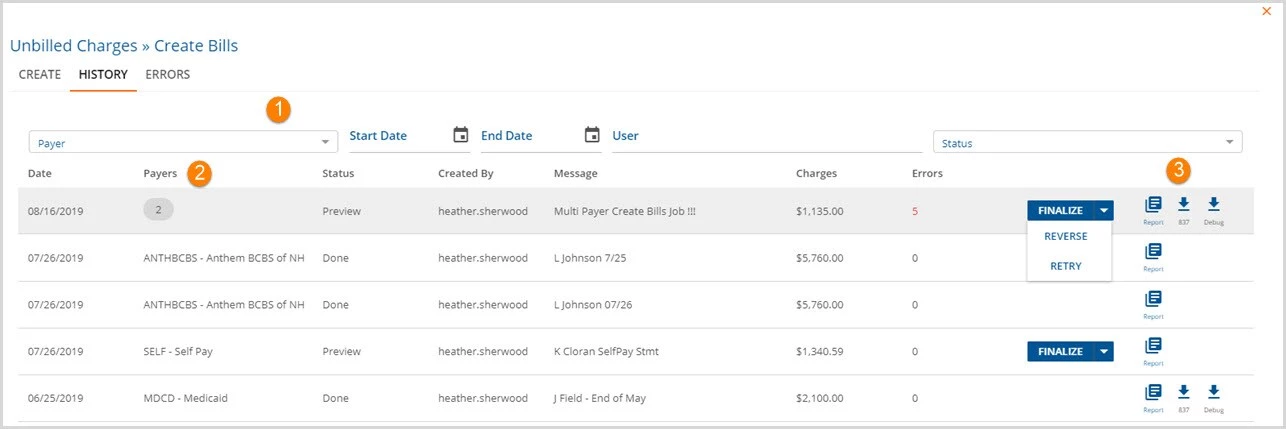 Multiple Payer Billing Jobs | Ensora Experience