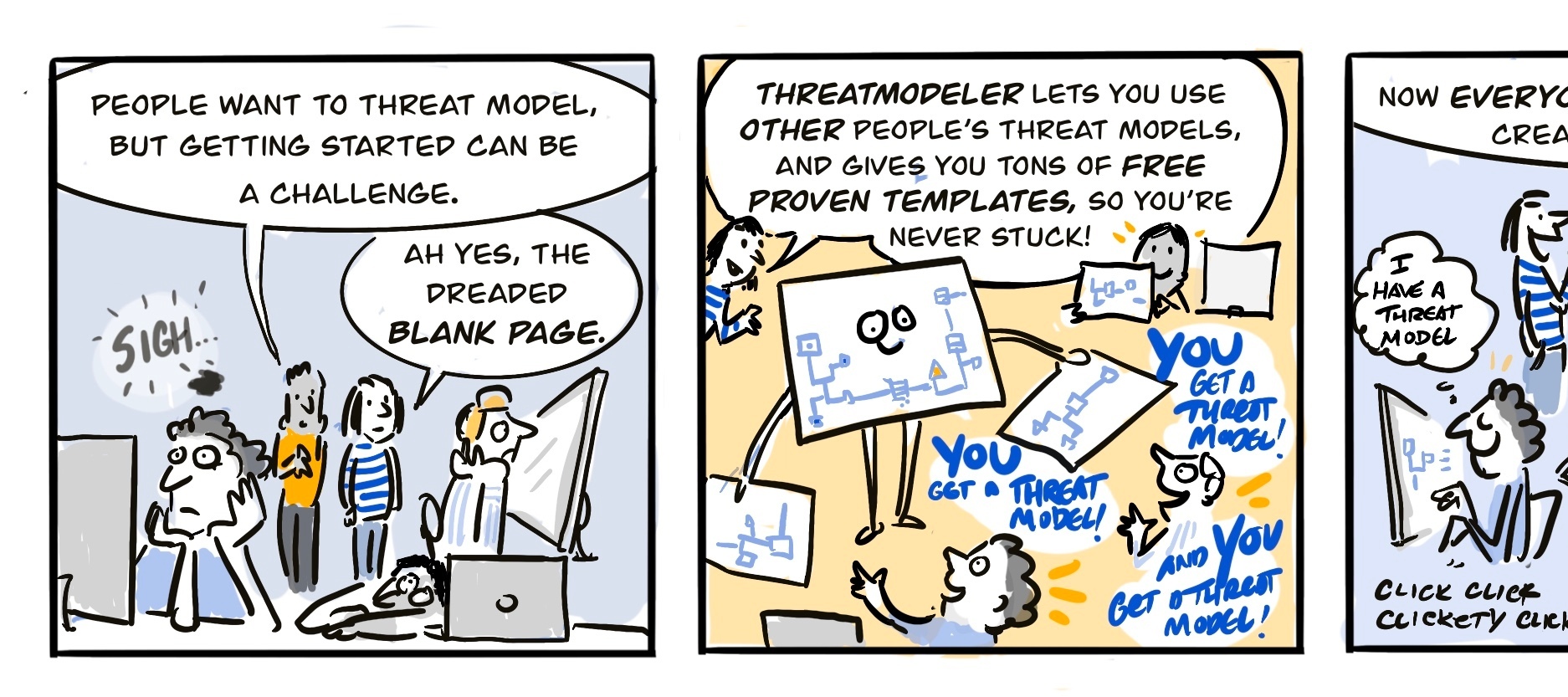 You get a threat model!