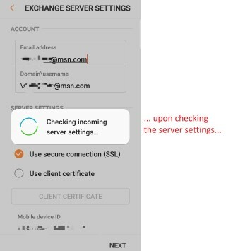 gmail exchange client certificate