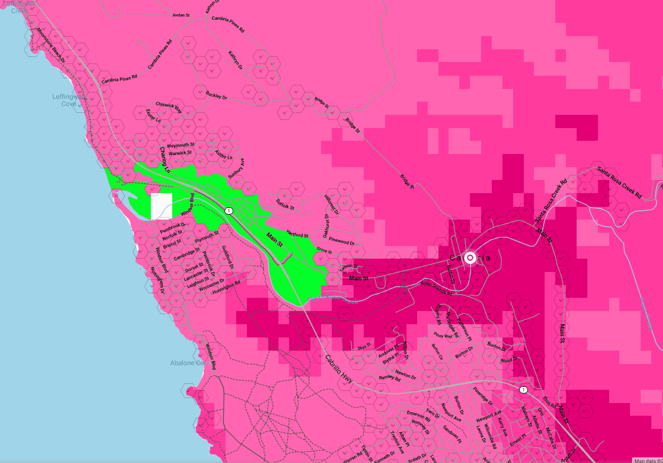 T Mobile Worldwide Coverage Map Topographic Map Of Usa With States 0833