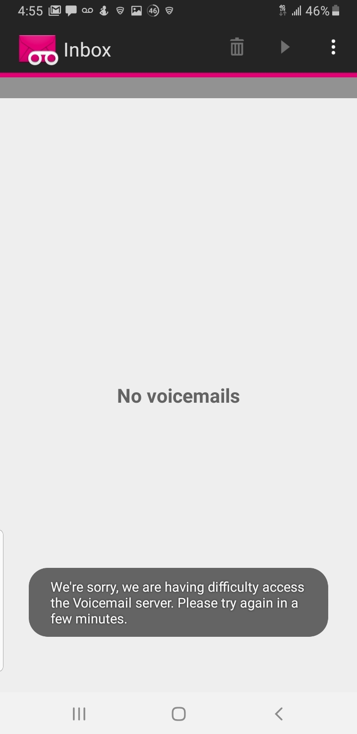 Is there a fix for visual voicemail (VVM) for Moto x4 with