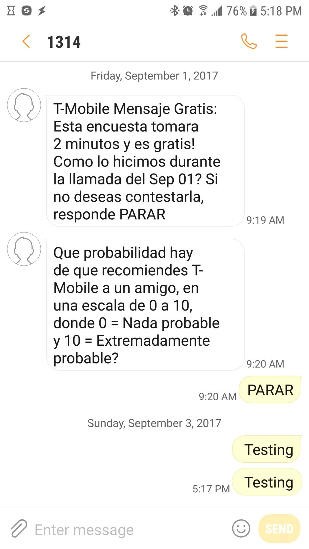 galaxy watch duplicate messages