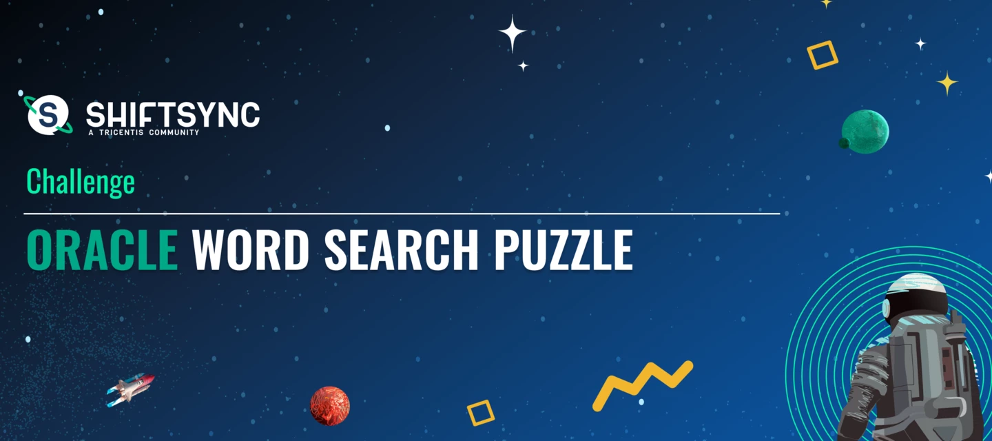 Oracle Word Search Puzzle Challenge | ShiftSync Community