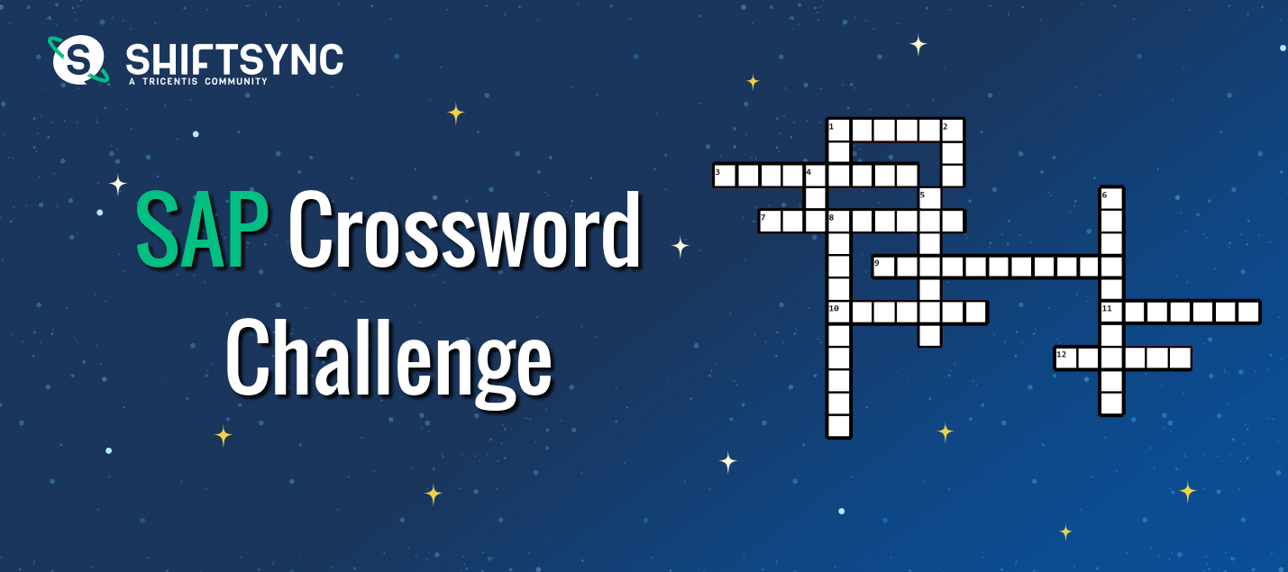 Puzzle quest: SAP Crossword Challenge