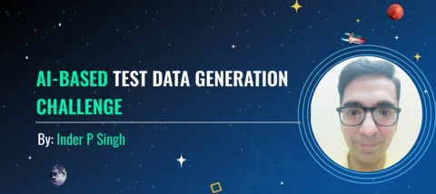 AI-based Test Data Generation Challenge By Inder P Singh