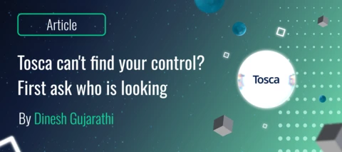 Tosca can't find your control? First ask who is looking