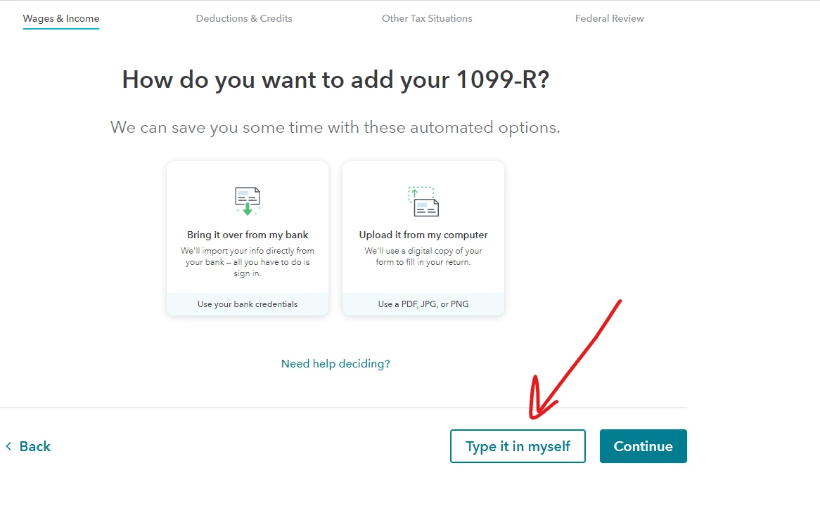 TurboTax is asking me for a tracking number for prudential retirement ...