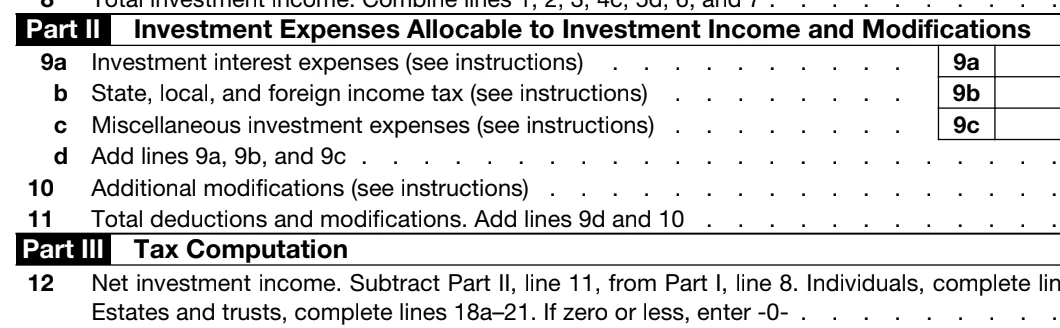 How does TurboTax calculate Form 8960 Line 9B? | Community