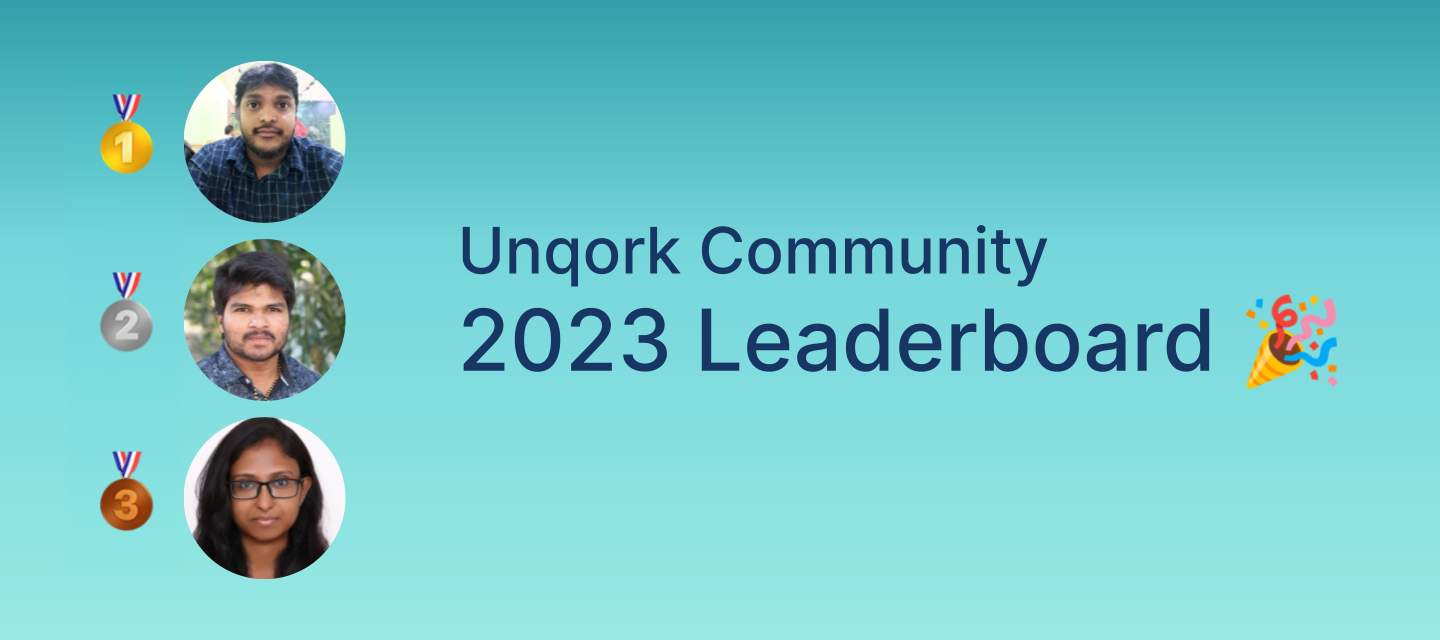 2023 Unqork Community Leaderboard & December Update