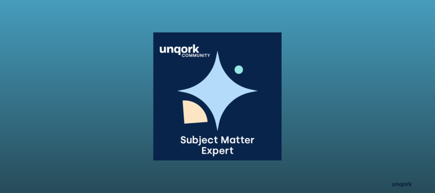 Who are the top Experts in the Unqork Community? Meet our SMEs!