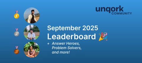 September 2025 Unqork Community Leaderboard