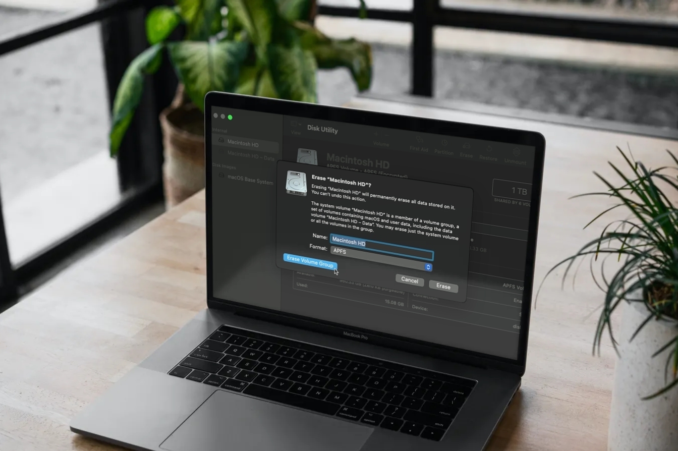 how to factory reset macbook pro 2015