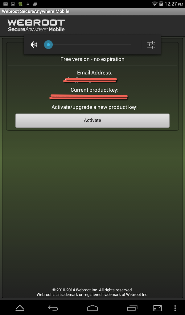 webroot secureanywhere activation code