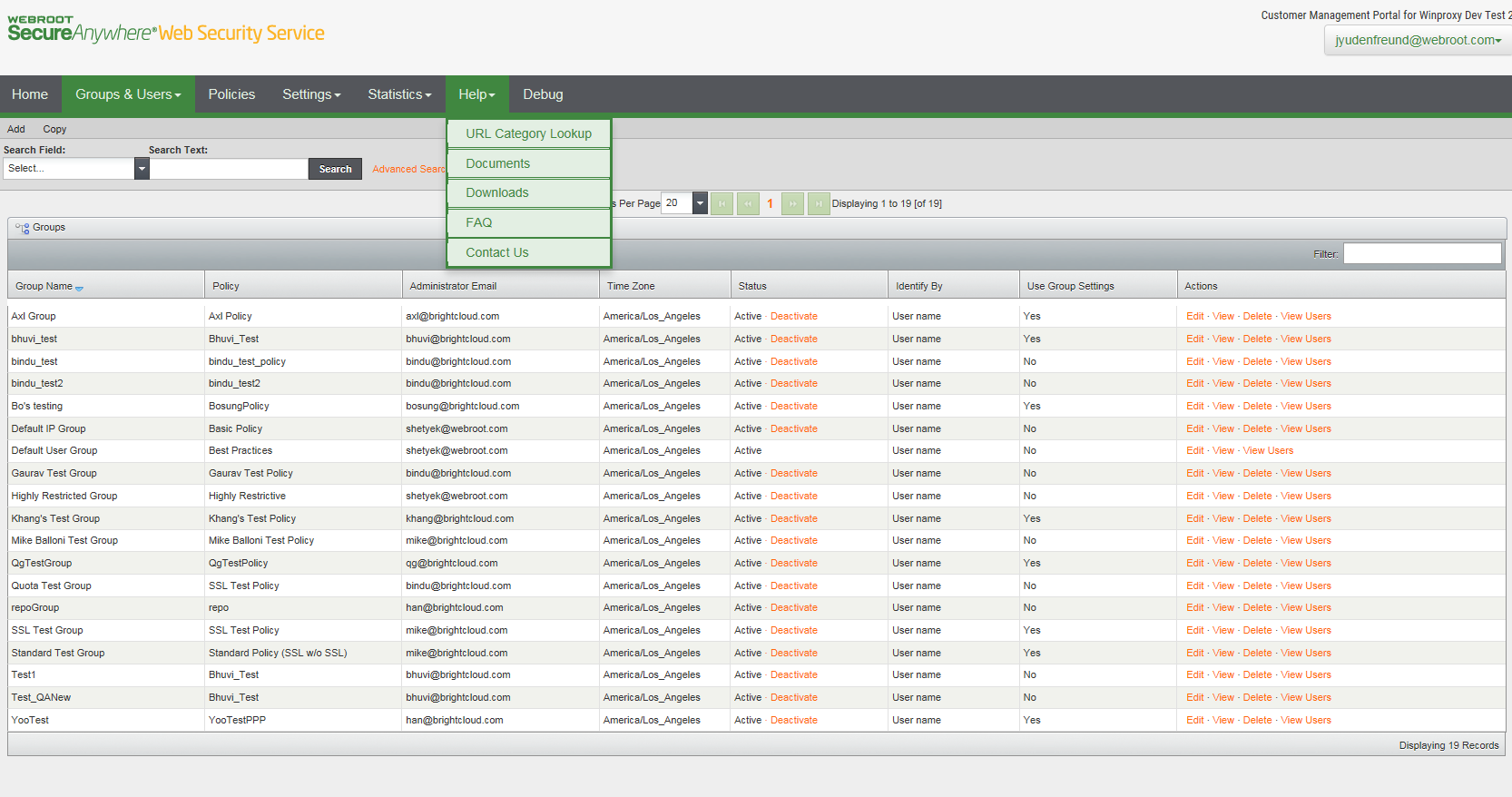 webroot portal