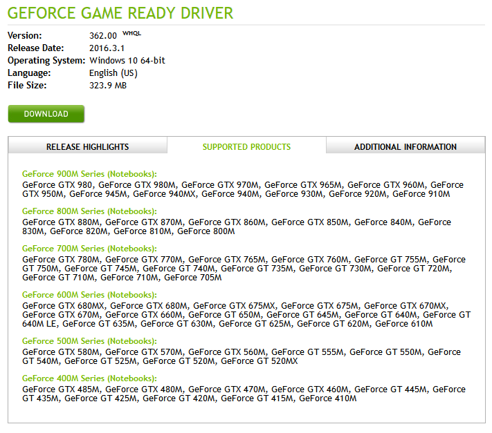 Nvidia Geforce Game Ready Driver 364 47 Webroot Community
