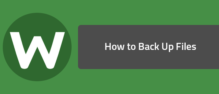 How to Back Up Files